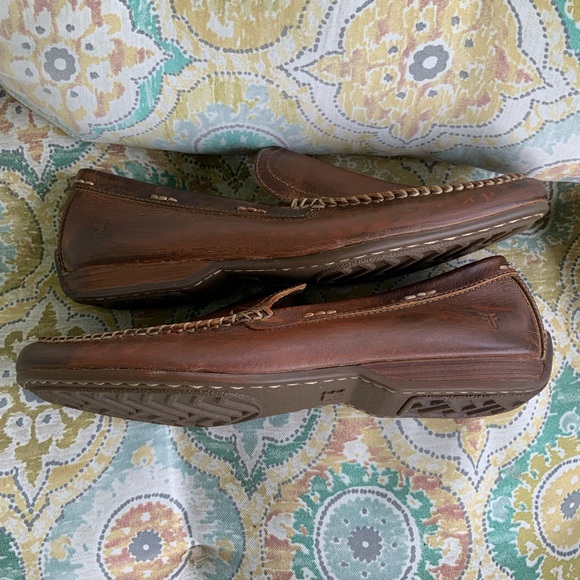 Frye Leather Lewis Venetian Mens Loafers Sz 10 - Picture 8 of 10
